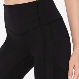 Lululemon All The Right Places Crop Black Size 10